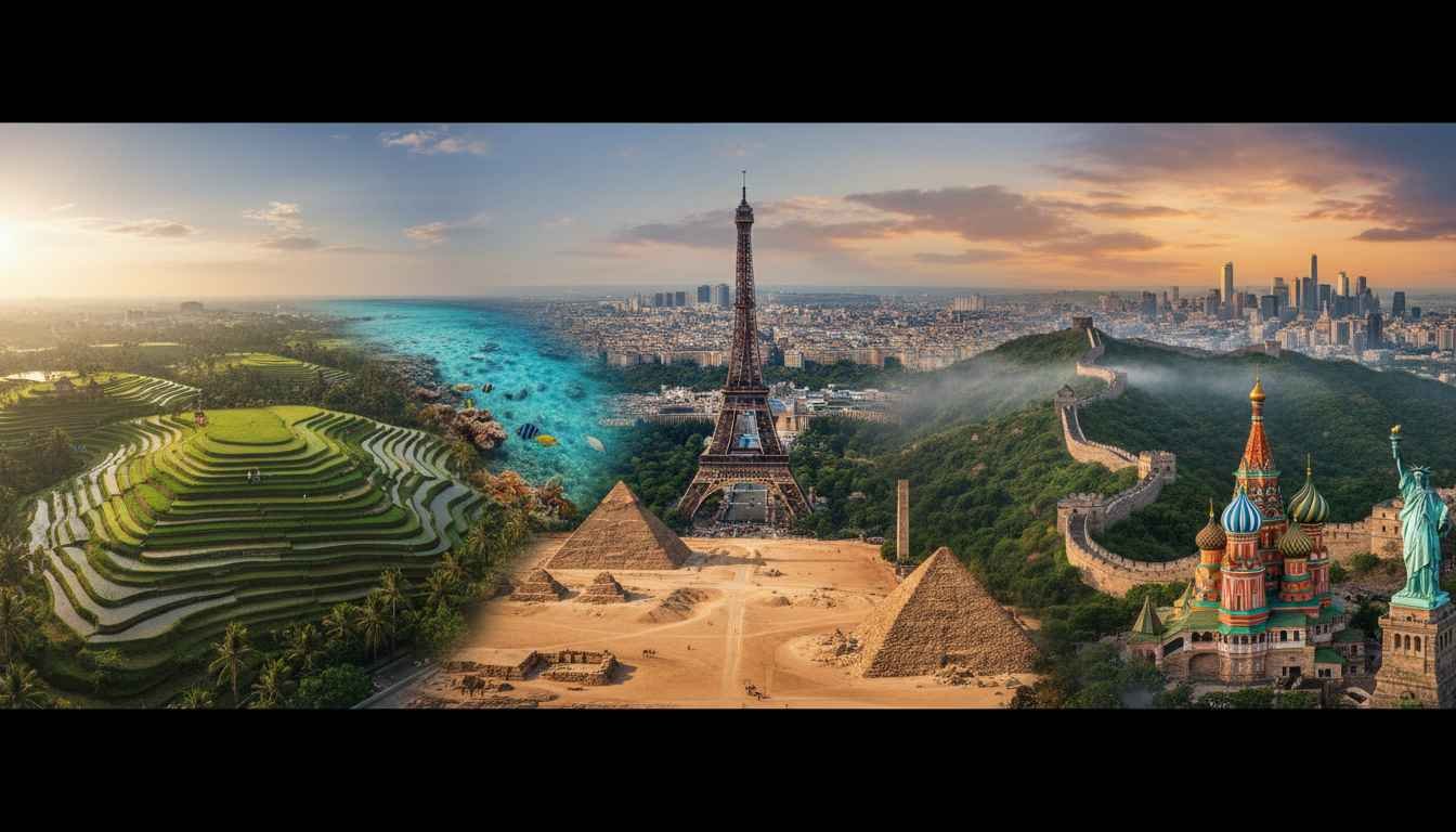 amazing places to visit in the world