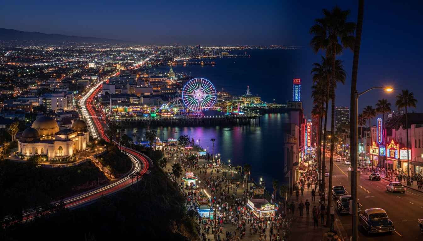 Popular Places to Visit IN La at Night Within the Los Angeles Region