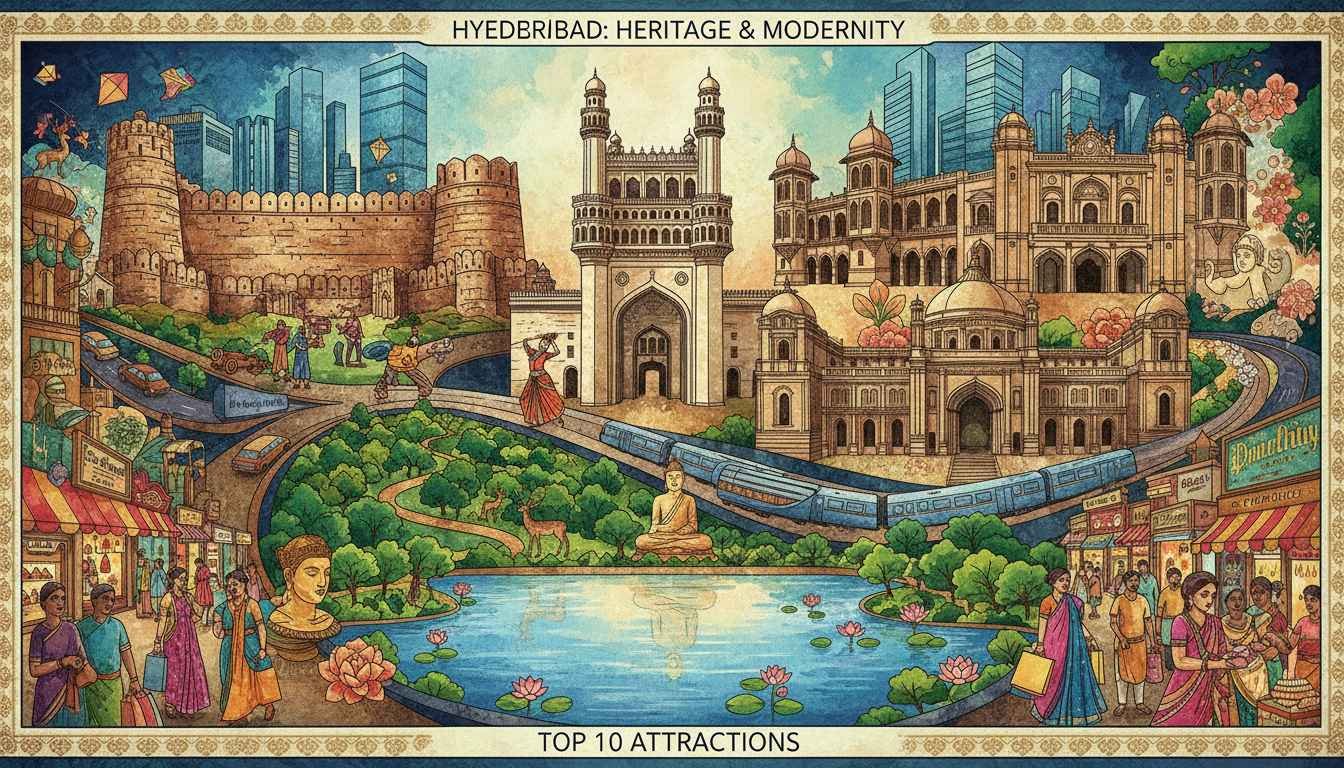 top ten places to visit in hyderabad