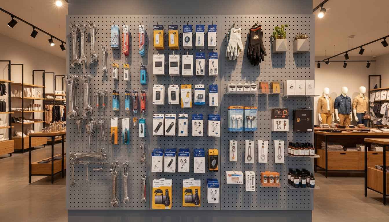 Peg Board Retail Display Strategies to Elevate Your Store Layout